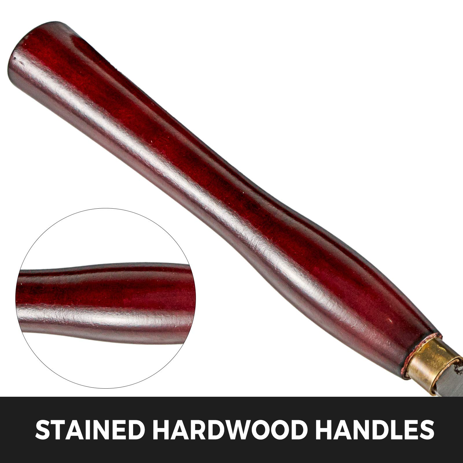 Foto 6 pulgar | Juego De Cinceles Para Tornos Para Carpintería Mophorn De 8 Piezas Con Funda De Madera - Venta Internacional.