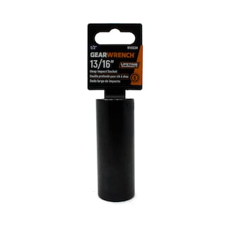 Foto 1 | Dado de Impacto Largo GearWrench 84553N color Negro 13/16 x 1/2 Pulgadas