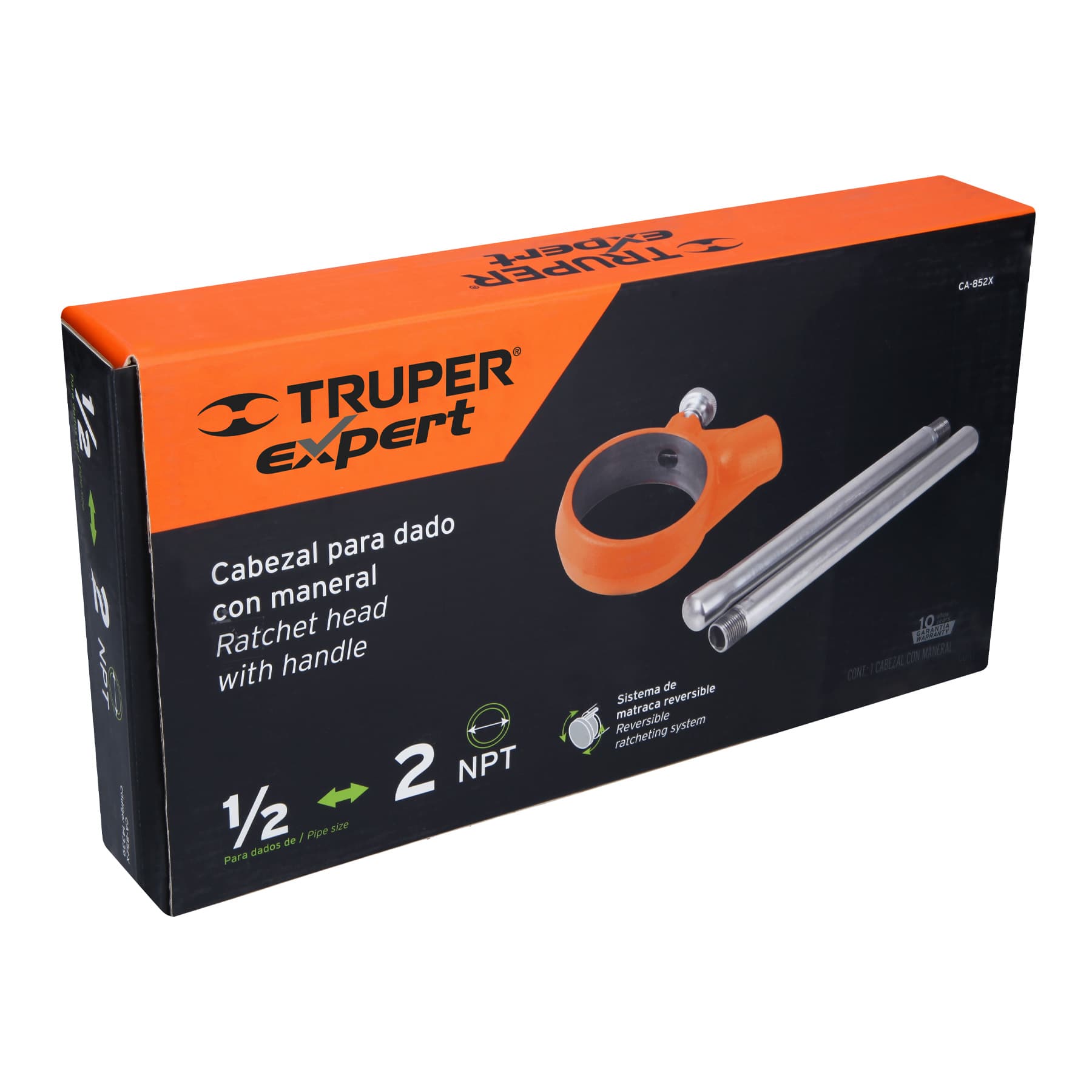 Foto 4 pulgar | Cabezal Para Dados Truper T-852x Color Naranja