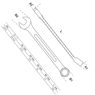 Foto 2 | Llave Combinada | 24 Mm | Bgs 1074