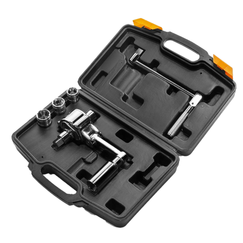 Llave De Torsión Manual Con 3 Dados Uso Rudo Stark