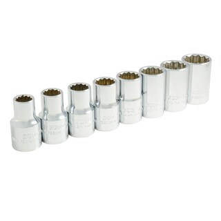 Foto 1 | Juego De Dados Cuadro De 1/2'' Métricos, 12 Puntas, 8 Piezas Surtek