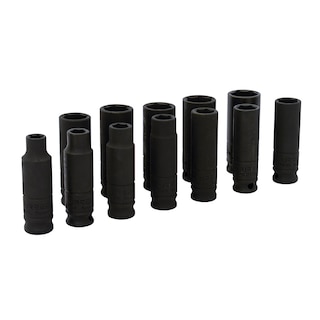 Foto 1 | Juego De Dados Largos De Impacto Métricos Cuadro De 3/8'', 6 Puntas, 11 Piezas Urrea