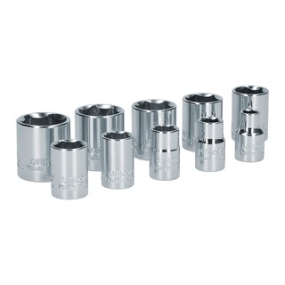 Foto 1 | Juego De Dados Cuadro De 3/8'' 6 Puntas, En Pulgadas, 10 Piezas Surtek
