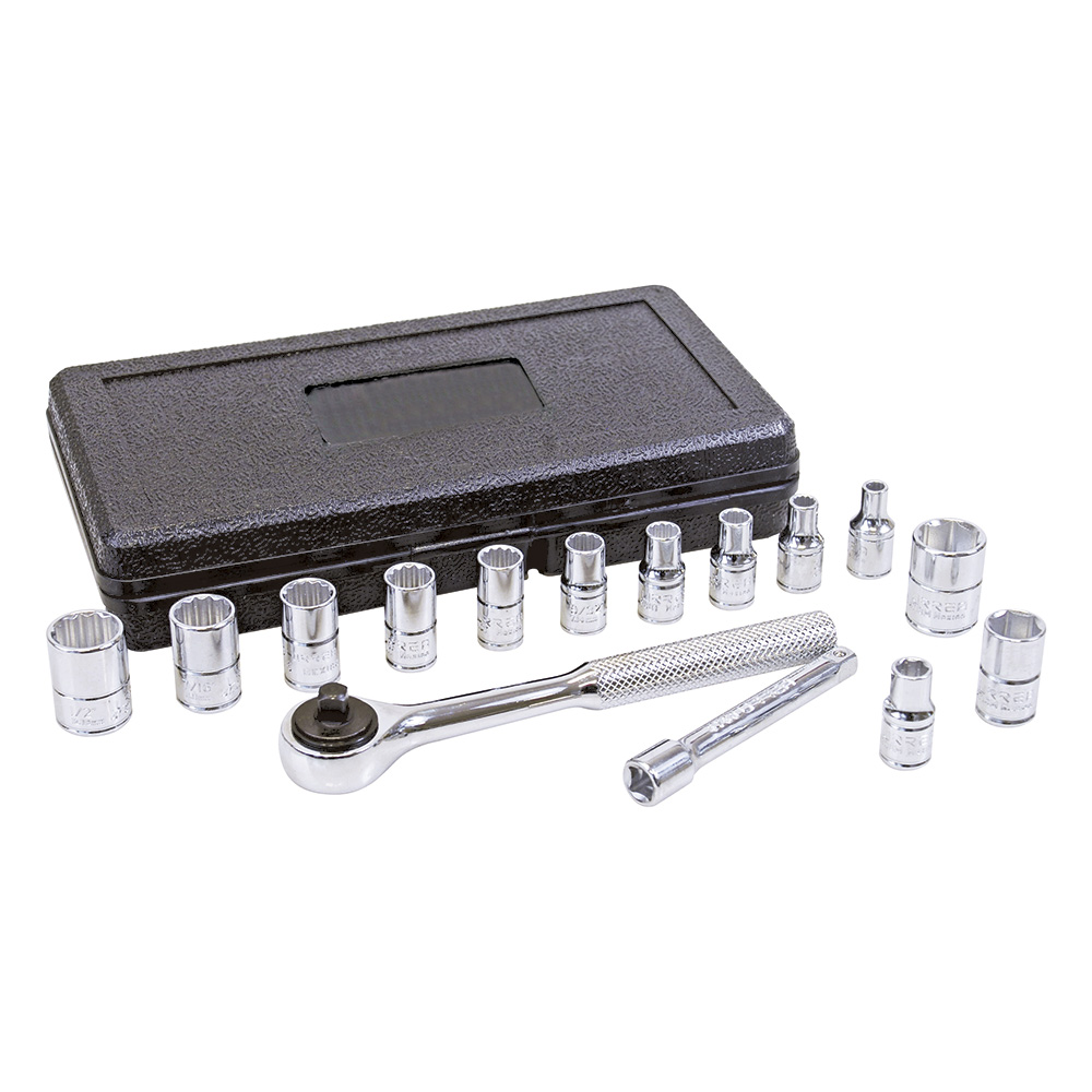 Juego De Dados Y Accesorios Cuadro De 1/4'' Combinado, 15 Piezas Urrea