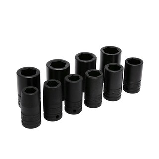 Foto 1 | Juego De Dados Largos De Impacto Cuadro De 3/4'', 6 Puntas, En Pulgadas, 10 Piezas Urrea