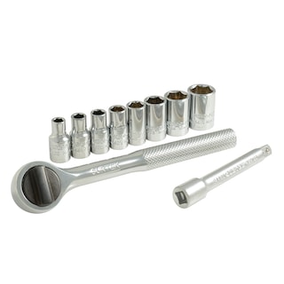 Foto 1 | Juego De Dados Y Accesorios Cuadro De 1/4'' En Pulgadas, 10 Piezas Surtek