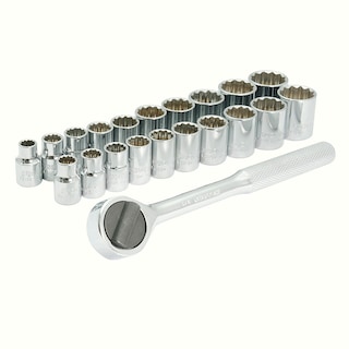 Foto 1 | Juego De Dados Y Accesorios Cuadro De 3/8'' Combinado, 21 Piezas, En Riel Surtek