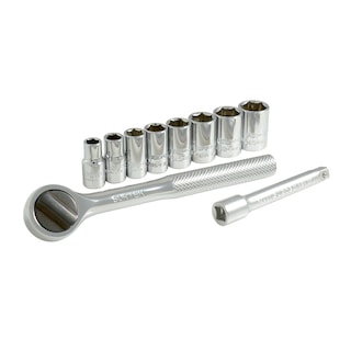 Foto 1 | Juego De Dados Y Accesorios Cuadro De 1/4'' Métrico, 10 Piezas Surtek