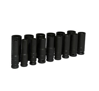 Foto 1 | Juego De Dados Largos De Impacto Cuadro De 1/2'', 6 Puntas, Métricos, 15 Piezas Urrea