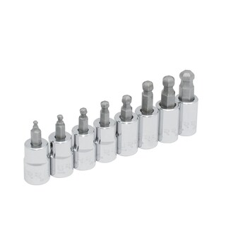Foto 1 | Juego De Dados Con Punta Hexagonal Tipo Bola Cuadro De 3/8'', Métricos, 8 Piezas Urrea