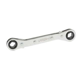 Foto 1 | Llave De Estrías Pulido Espejo Acodada De Matraca Métrica, 6 Puntas, 9 X 10 Mm Urrea