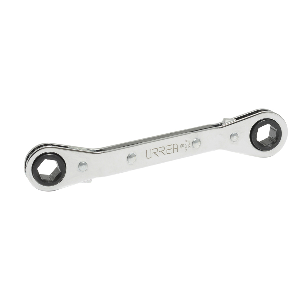 Llave De Estrías Pulido Espejo Acodada De Matraca Métrica, 12 Puntas, 19 X 21 Mm Urrea