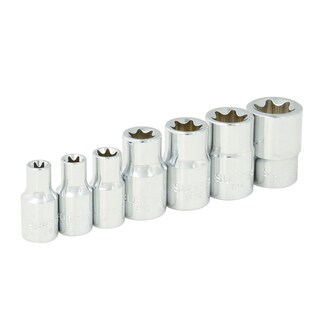 Foto 1 | Juego De Dados Con Punta Torx Hembra Cuadro De 1/4'' Y 3/8, 7 Piezas Surtek