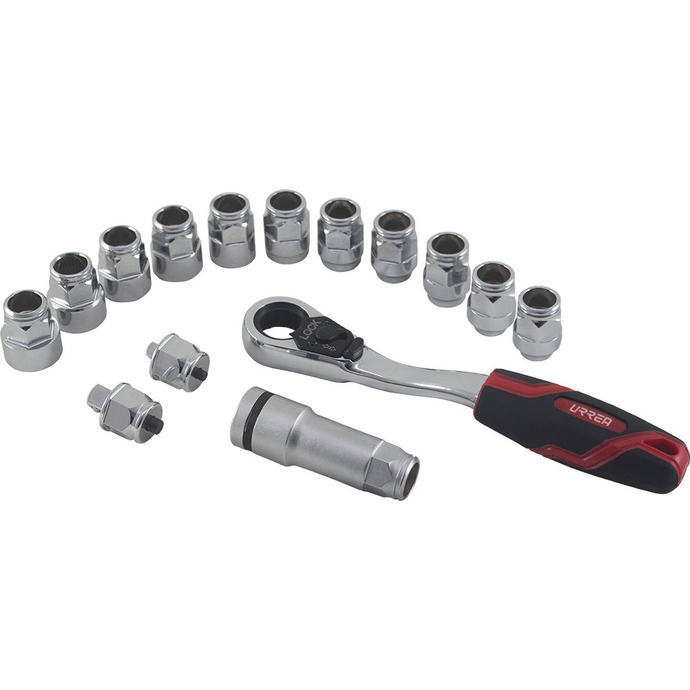 Juego De Dados Y Accesorios Cuadro De 1/2'' Go-through Combinado, 15 Piezas Urrea