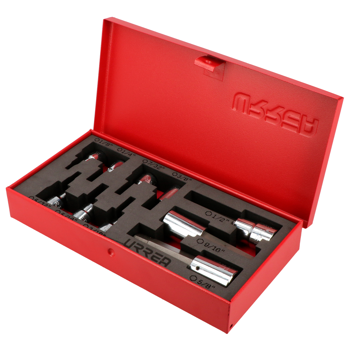 Juego De Dados Con Punta Hexagonal En Pulgadas Cuadro De 3/8'' Y 1/2'', 10 Piezas Urrea