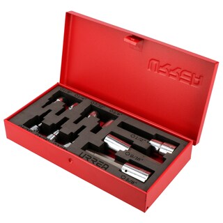 Foto 1 | Juego De Dados Con Punta Hexagonal En Pulgadas Cuadro De 3/8'' Y 1/2'', 10 Piezas Urrea