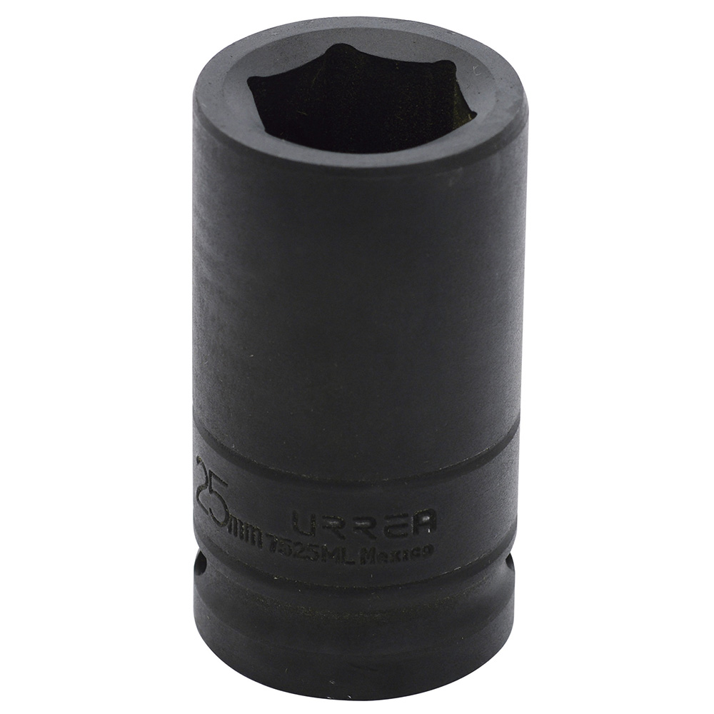 Dado De Impacto Largo Cuadro De 3/4'', 6 Puntas, Métrico, 25 Mm Urrea