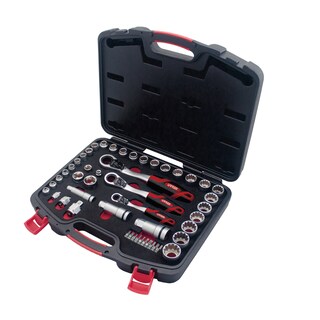 Foto 1 | Juego De Dados Y Accesorios Cuadro De 1/4'', 3/8'' Y 1/2'' Go-through Combinado, 49 Piezas Urrea