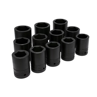 Foto 1 | Juego De Dados Largos De Impacto Cuadro De 1'', 6 Puntas, En Pulgadas, 12 Piezas Urrea