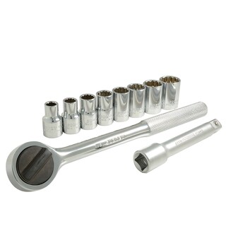 Foto 1 | Juego De Dados Y Accesorios Cuadro De 1/2'' En Pulgadas, 10 Piezas Surtek