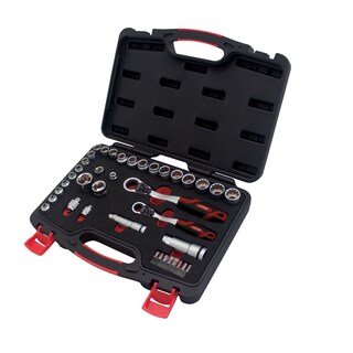 Foto 1 | Juego De Dados Y Accesorios Cuadro De 3/8'' Y 1/2'' Go-through Combinado, 39 Piezas Urrea