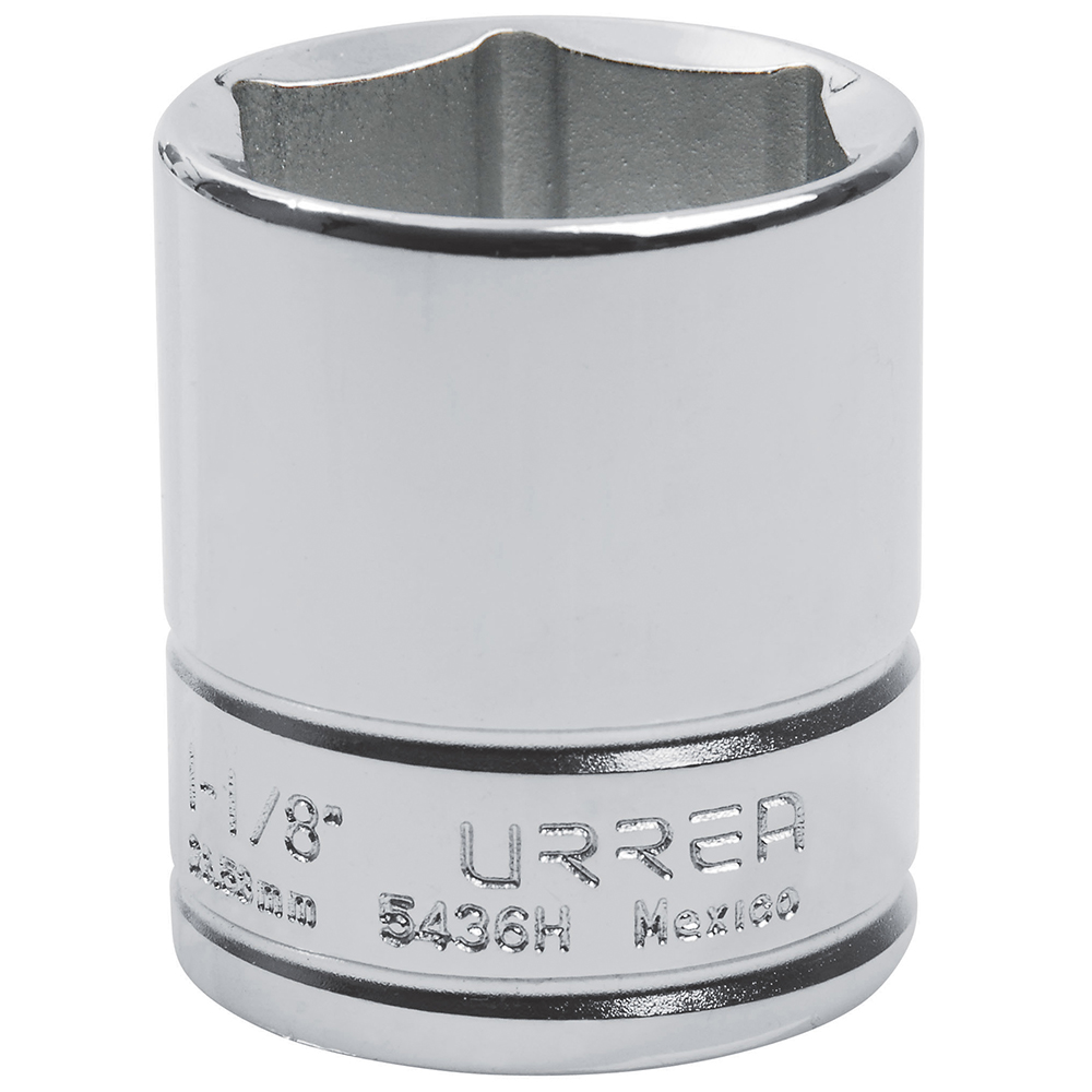 Dado Cuadro De 1/2'', 6 Puntas, En Pulgadas, 1-1/8'' Urrea