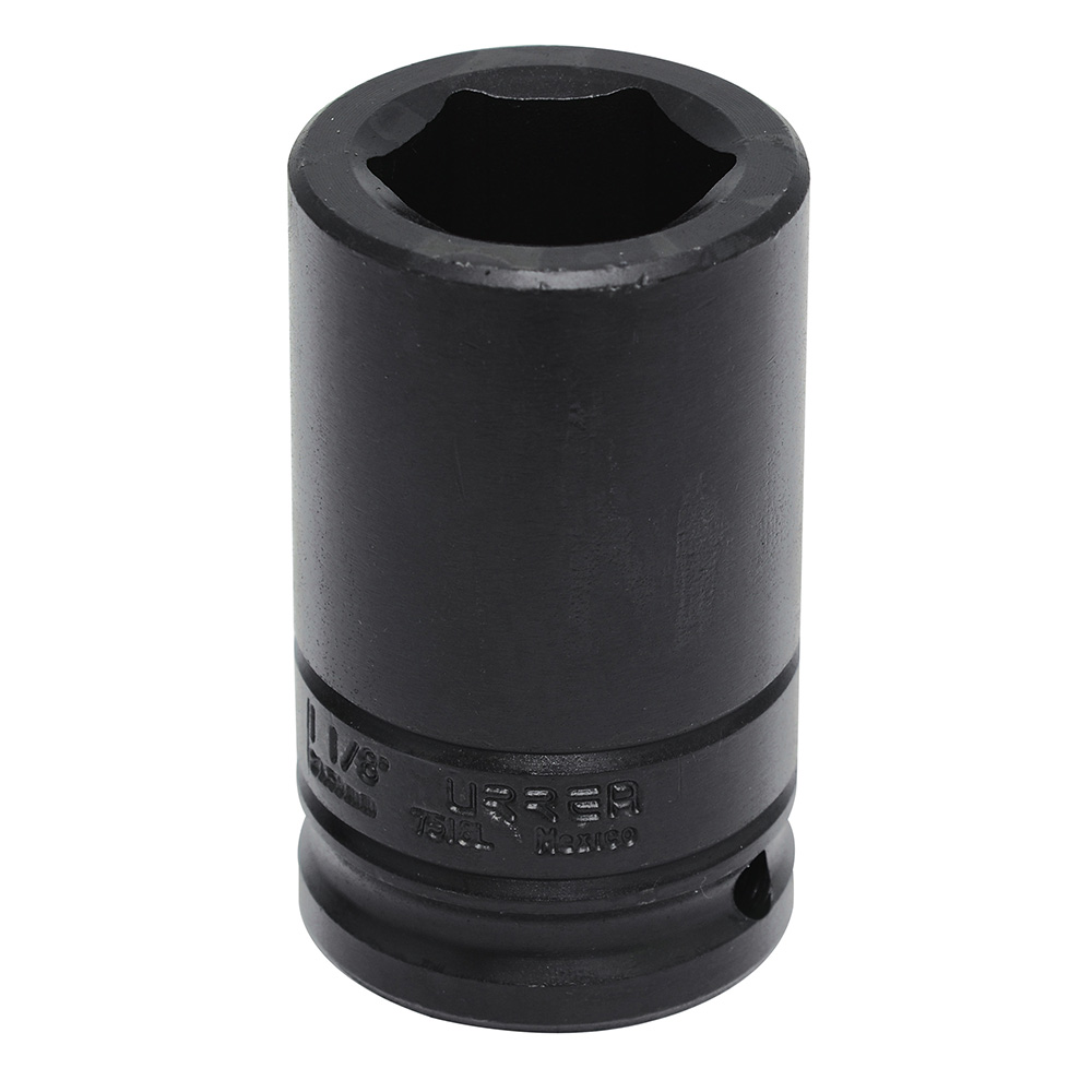 Dado De Impacto Largo Cuadro De 3/4'', 6 Puntas, En Pulgadas, 1-1/8'' Urrea