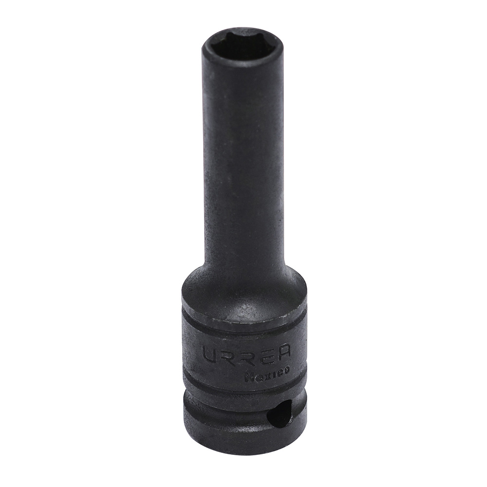 Dado De Impacto Largo Pared Delgada Cuadro De 1/2'', 6 Puntas, Métrico, 12 Mm Urrea