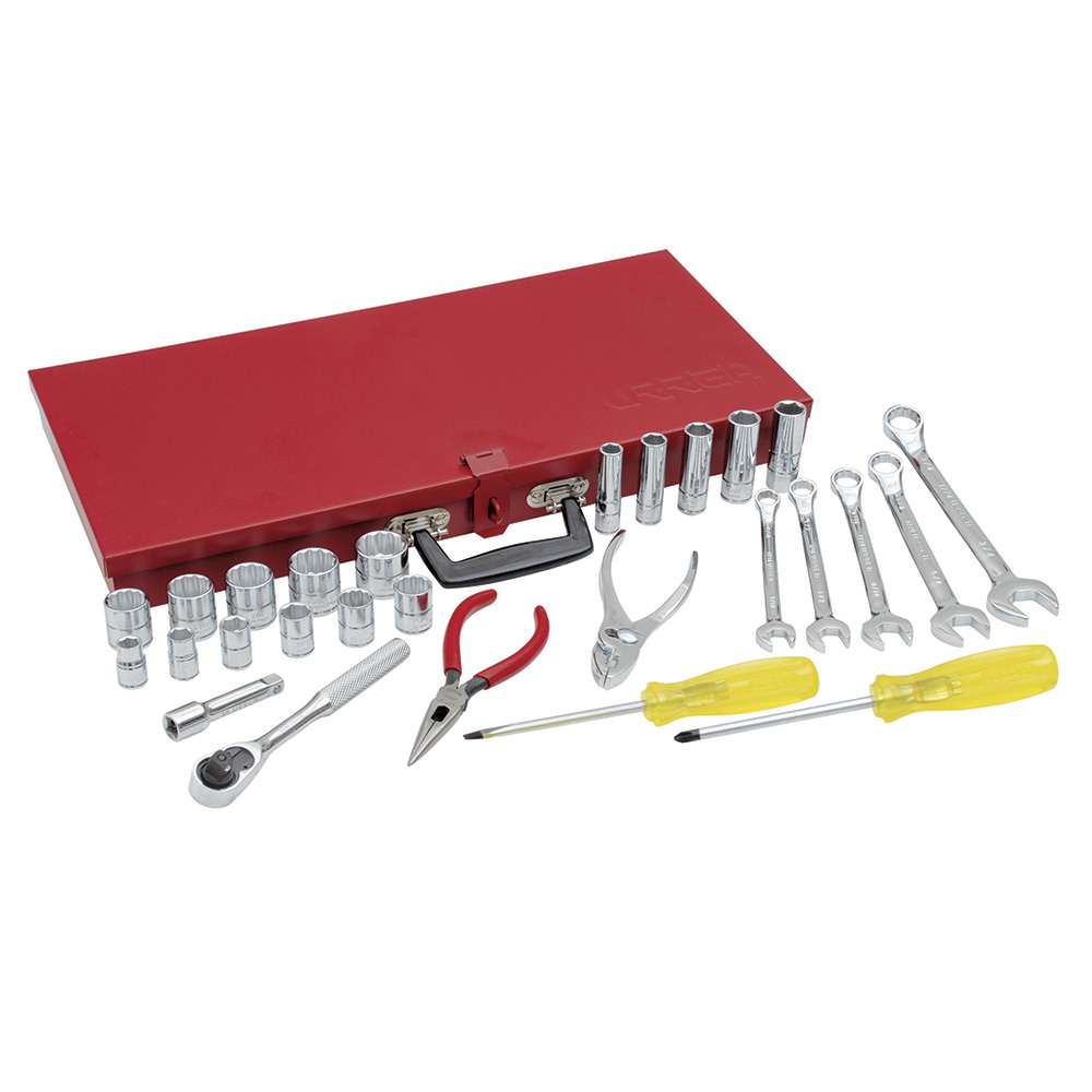 Juego De Dados Y Accesorios Cuadro De 3/8'' En Pulgadas, 28 Piezas Urrea