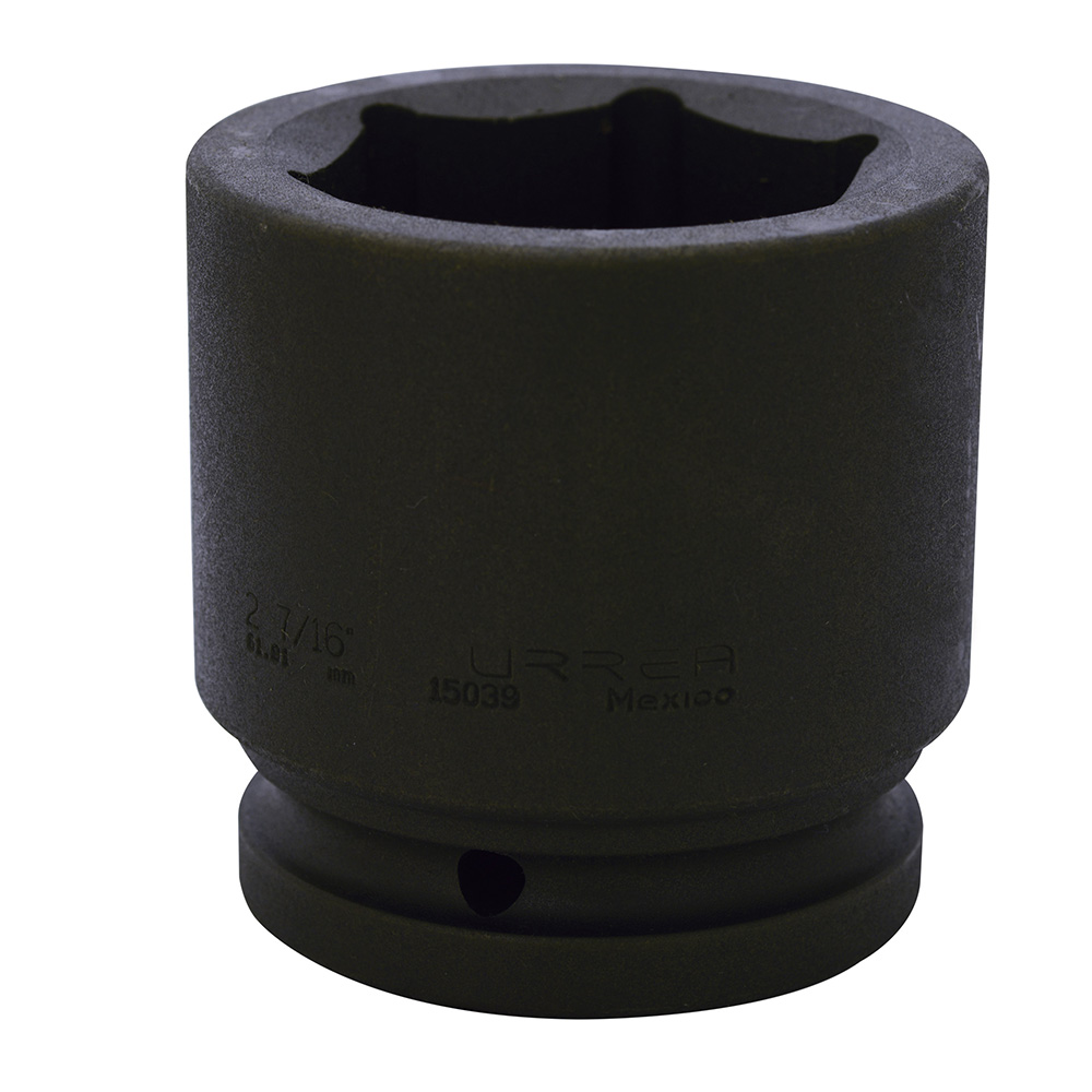 Dado De Impacto Cuadro De 1-1/2'', 6 Puntas, En Pulgadas, 2-7/16'' Urrea