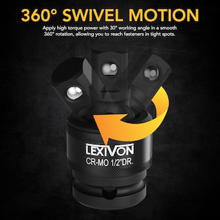 Foto 4 | Set Giratorio Impact Universal Joint Enchufes Lexivon Lx-113 - Venta Internacional.