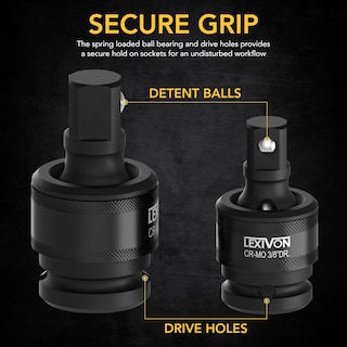 Foto 7 | Set Giratorio Impact Universal Joint Enchufes Lexivon Lx-113 - Venta Internacional.