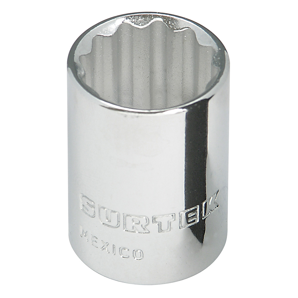 Dado Cuadro De 3/8'', 12 Puntas, En Pulgadas, 1'' Surtek