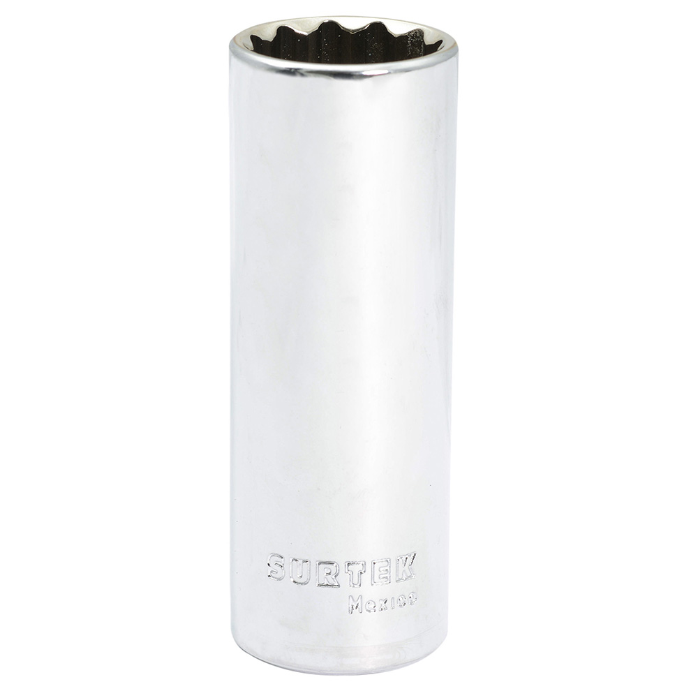 Dado Largo Cuadro De 1/2'', 12 Puntas, En Pulgadas, 3/4'' Surtek