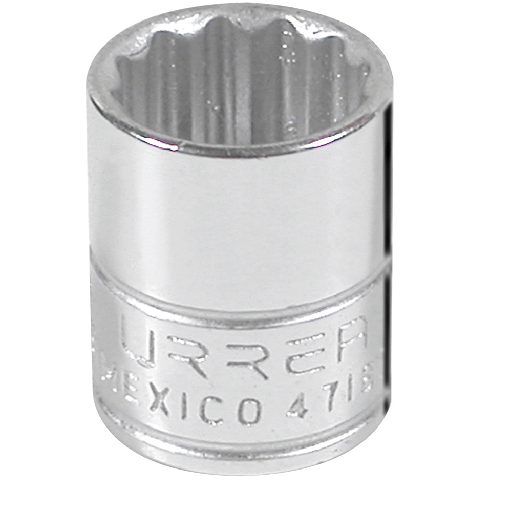 Dado Cuadro De 1/4'', 12 Puntas, En Pulgadas, 9/16'' Urrea