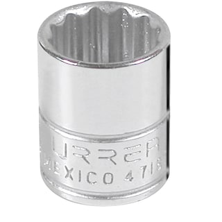 Foto 1 | Dado Cuadro De 1/4'', 12 Puntas, En Pulgadas, 9/16'' Urrea