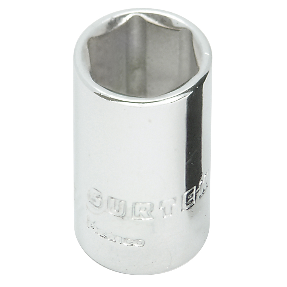 Dado Cuadro De 1/4'', 6 Puntas, Métrico, 9 Mm Surtek