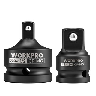 Foto 1 | Juego De Adaptadores Impact Socket Workpro De 3/4 F A 1/2 M Y De 1/2 F A 3/4 M - Venta Internacional.