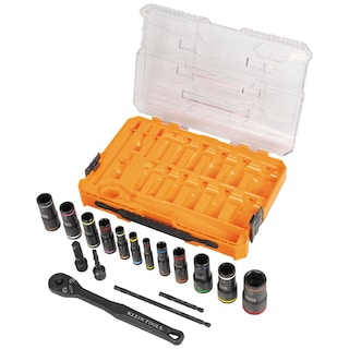 Foto 6 | Juego De Enchufes Klein Tools 65626 Knect Deep Well Impact 3/8 Pulgadas - Venta Internacional.
