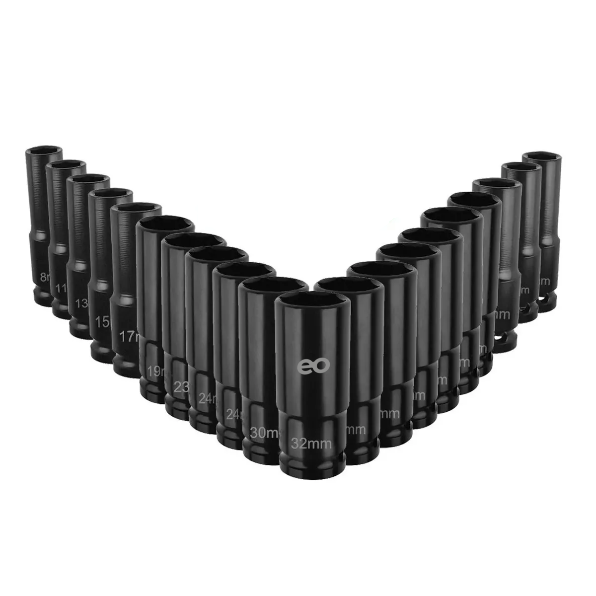 Foto 1 | Dados De Impacto, Llaves Vaso 1/2 20pzs Eo Safe Imports Esi-7108-1 Negro