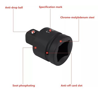 Foto 3 | Juego De Adaptadores De Impacto P/matraca 8 Pz Eo Safe Imports Esi-13151-1 Negro