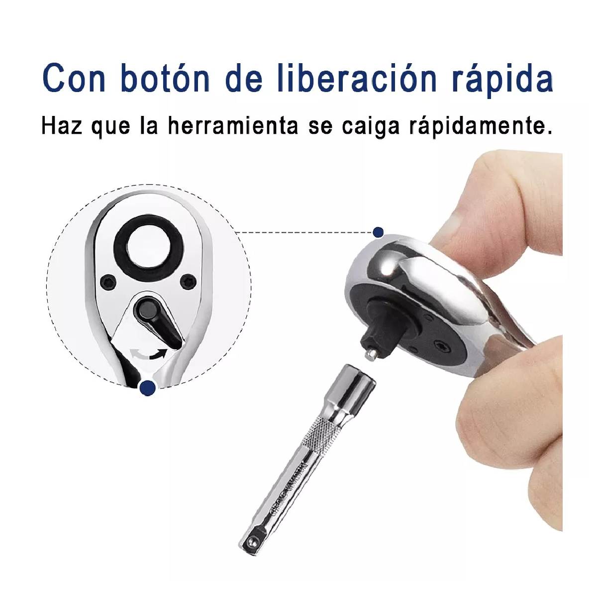 Foto 4 pulgar | Juego De Trinquetes Lab.g Matracas De 1/2, 3/8 Y 1/4 Ajustable Plata