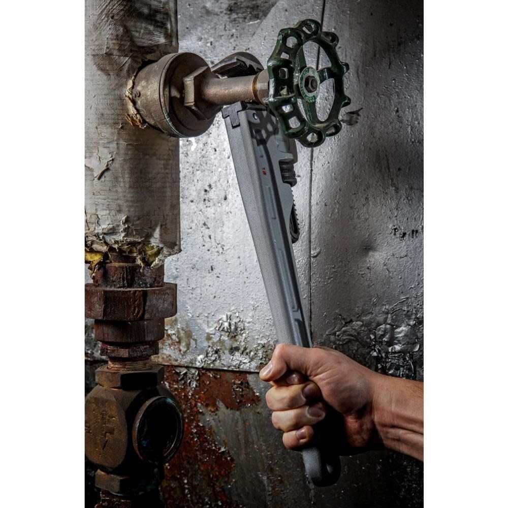 Foto 4 pulgar | Herramienta Wrench Crescent Pipe De Aluminio De 18 Pies (45,72 Cm) - Venta Internacional.