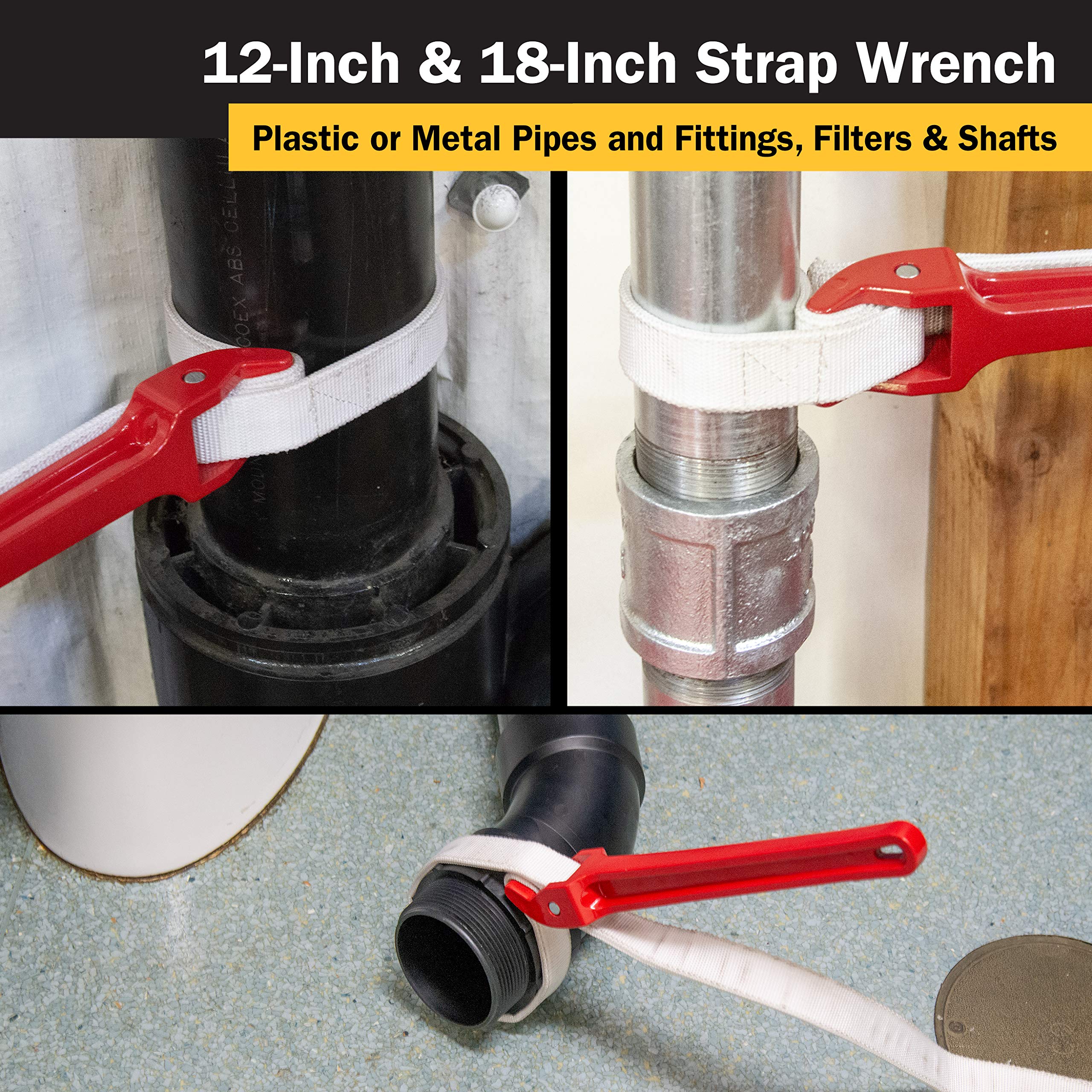 Foto 4 | Llave De Correa Titan 21316, 45 Cm, Tubo De 20 Cm, Tubo De 13 Cm - Venta Internacional.