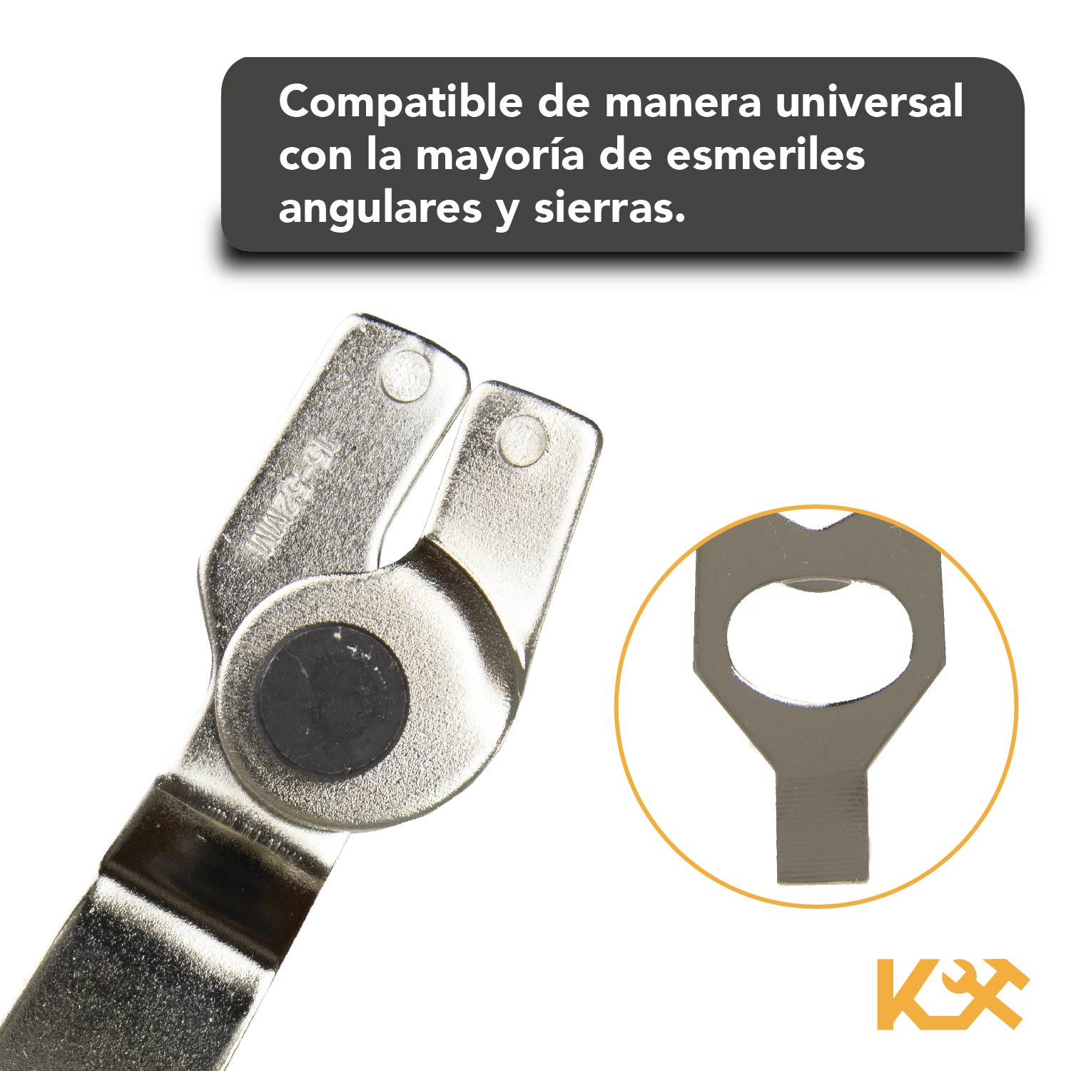 Foto 4 pulgar | Esmeril Angular Llave 4 en 1 Capacidad 15-52mm