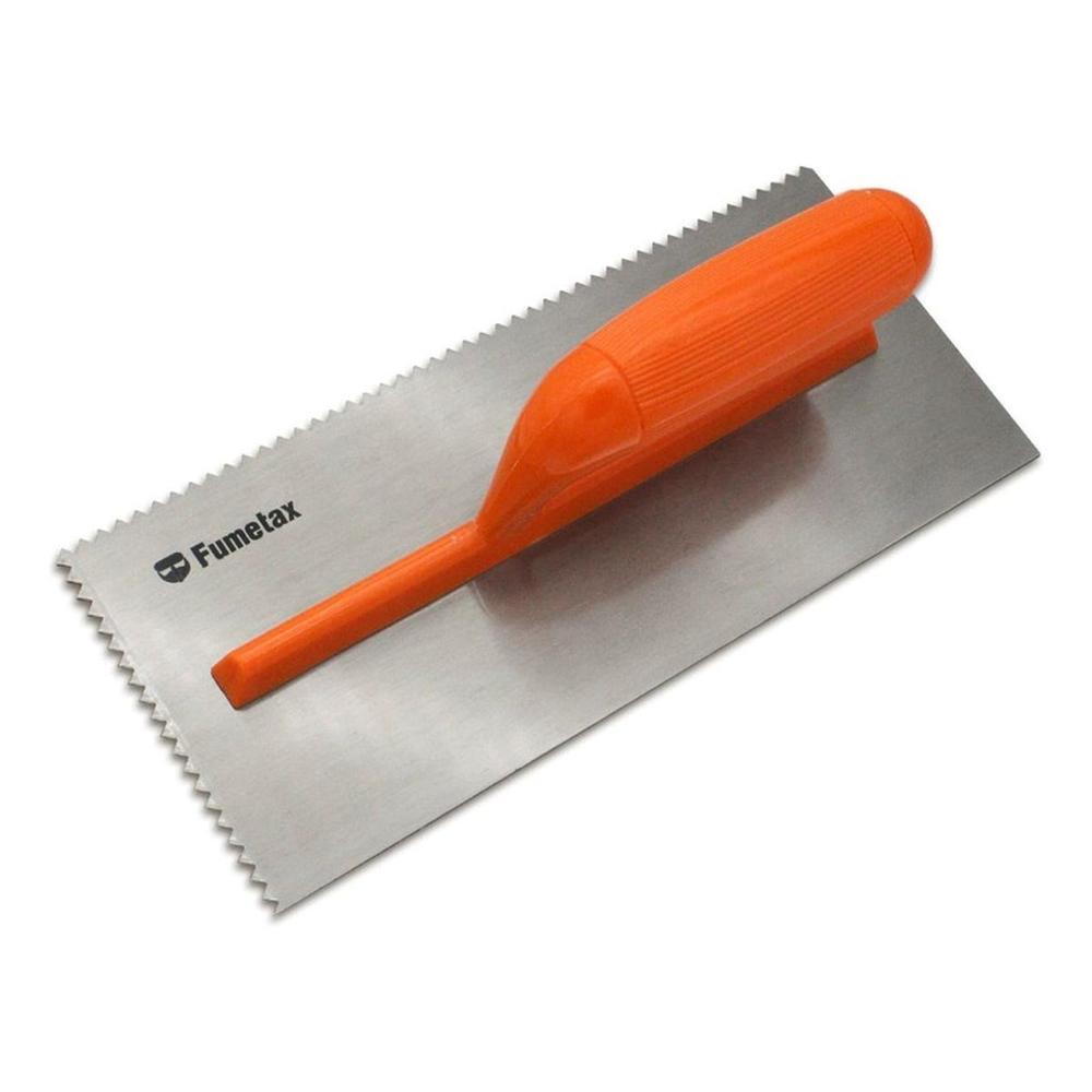 Espátula Llana Dentado Triangular Fumetax 11 x 5 Pulgadas