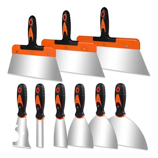 Foto 1 | Set Espatula Rigida Mango Madera Multiuso 9 Piezas Eo Safe Imports Esi-18717 Naranja