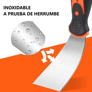 Foto 3 | Set Espatula Rigida Mango Madera Multiuso 9 Piezas Eo Safe Imports Esi-18717 Naranja