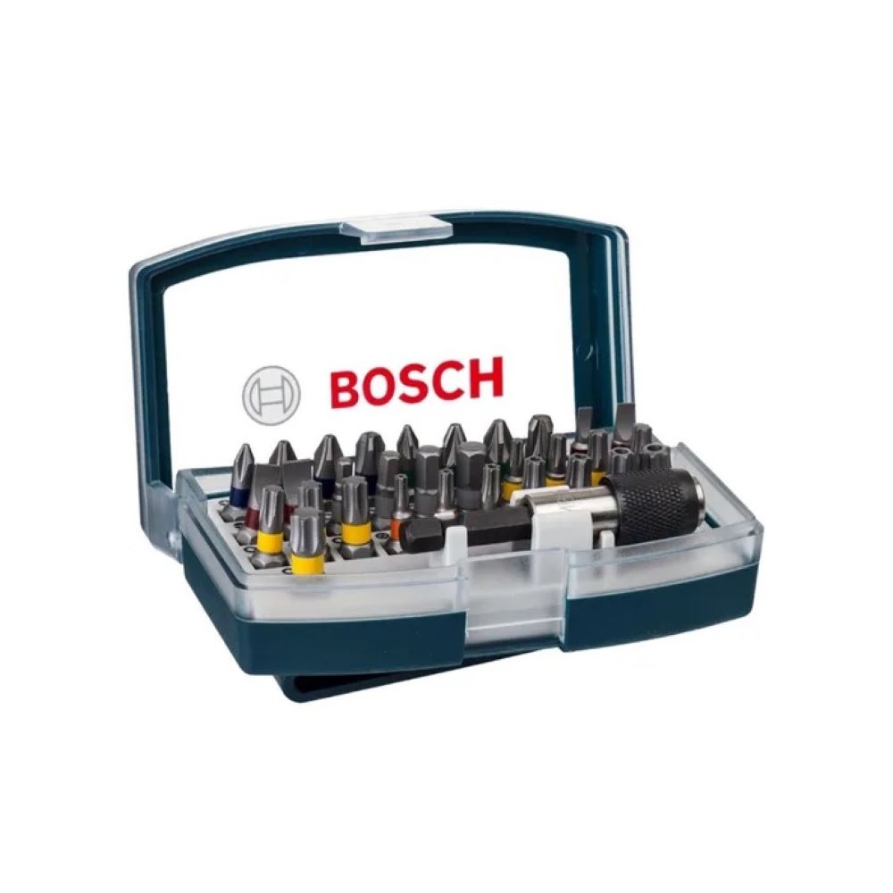 Kit Puntas 32 pz Atornillador Taladro Desatornillador Bosch